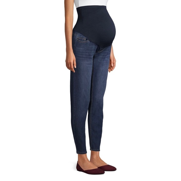Time and Tru Maternity Skinny Jeans with 5 Pockets Size M (8-10) - Picture 1 of 7
